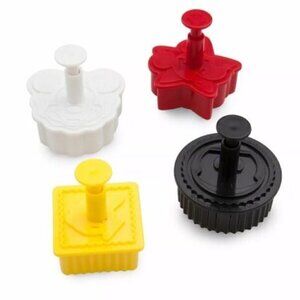 ❣️DISNEY Mickey Mouse Cookie Cutter Stamp Set #2435